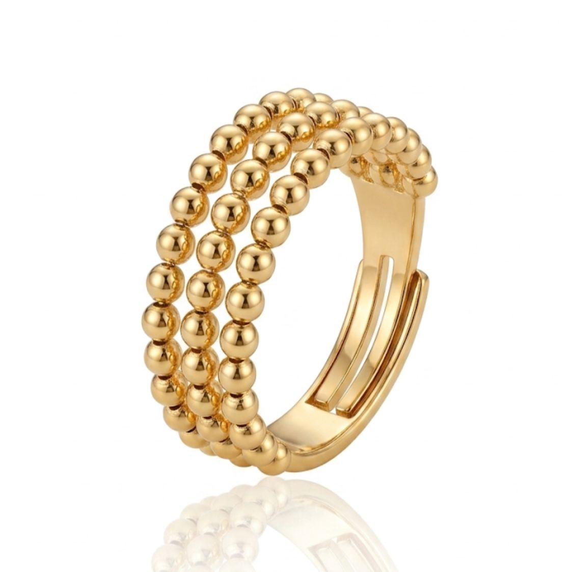3Layers Beaded Ring