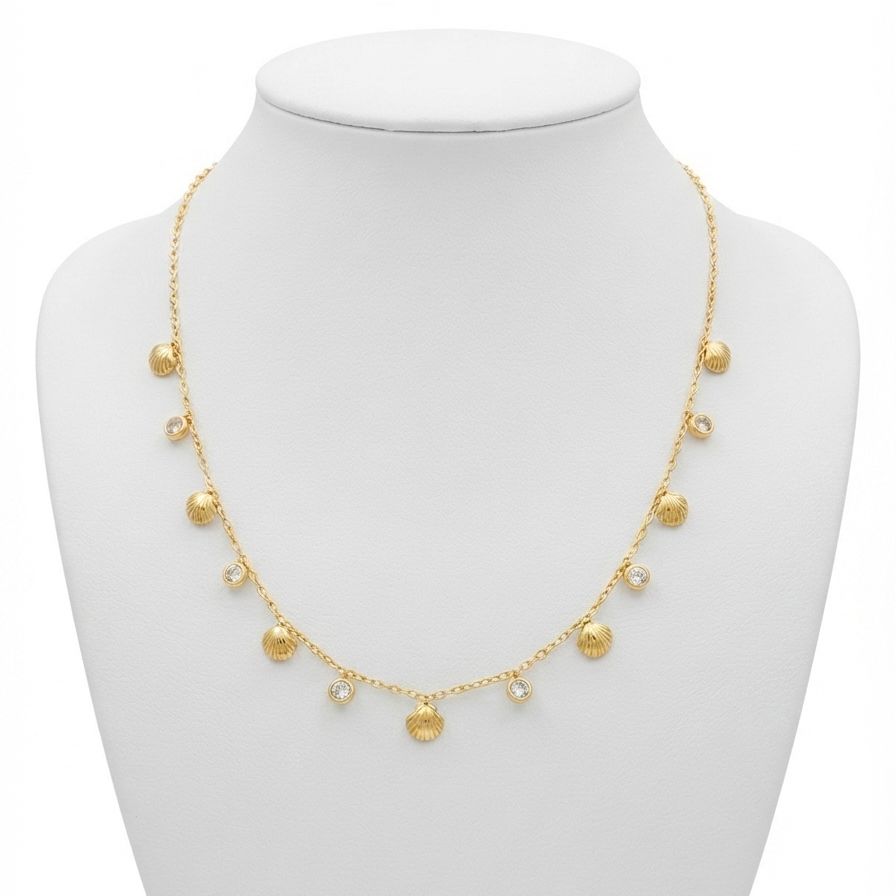 Seashell Charm Necklace