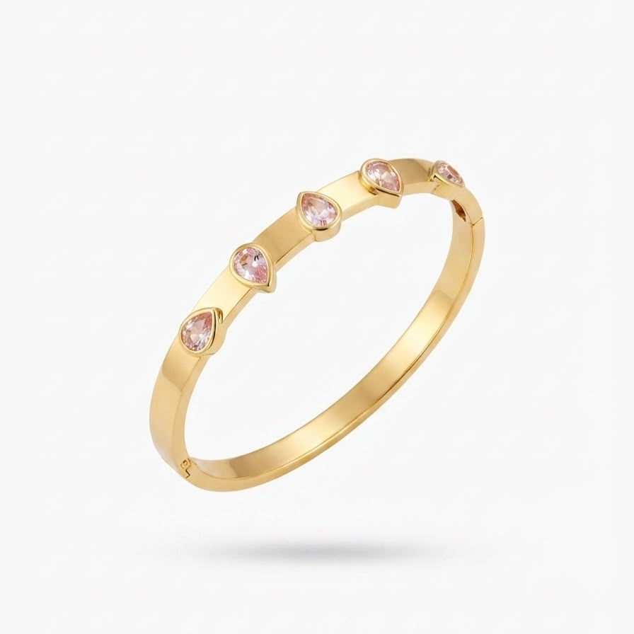 Pink Drop Bracelet