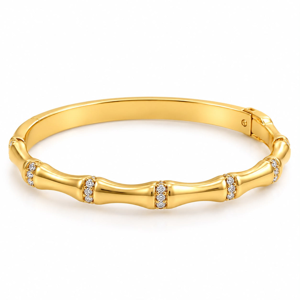 Crystal Bamboo Bracelet