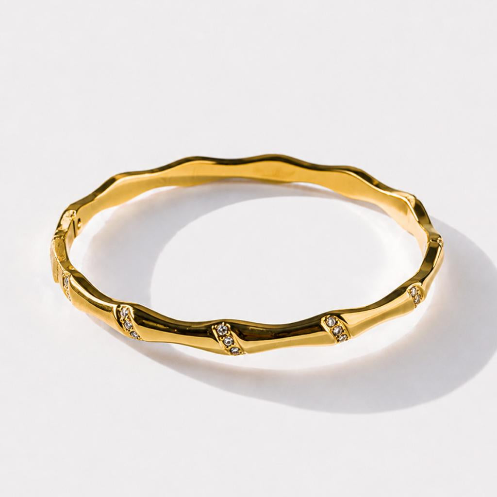 Aurora Wave Cuff Bracelet