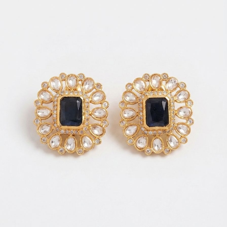 Classic Royal Kundan Studs