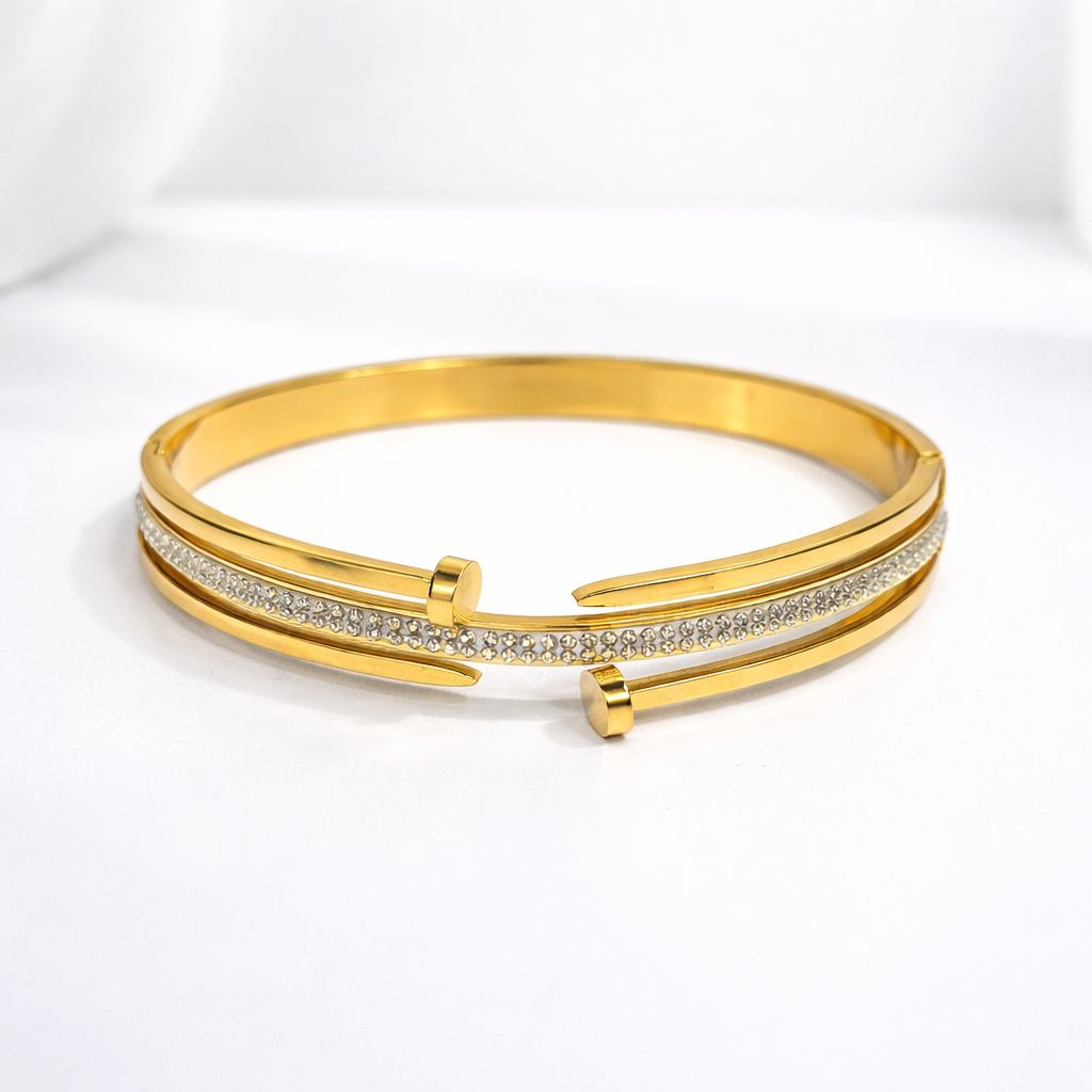 Nail Inspired Cuff Bracelets