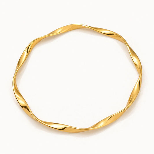 Twist wave Bangle (size 2.6)