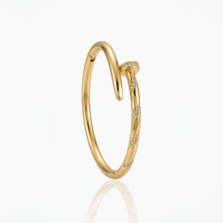 Premium Zircon Open Cuff