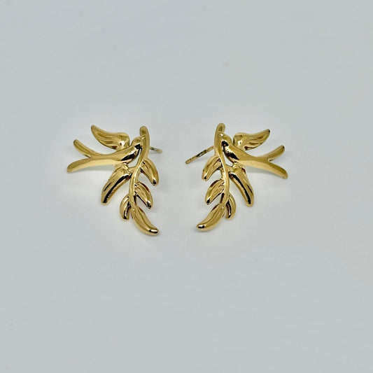 Leaf Drop Earrings