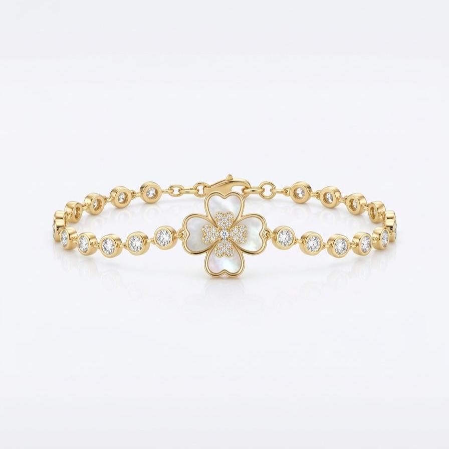 Dual Flower Bracelet