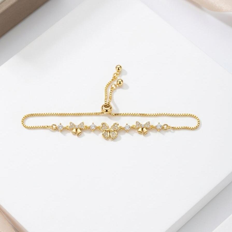 Diamond Flower Bracelet