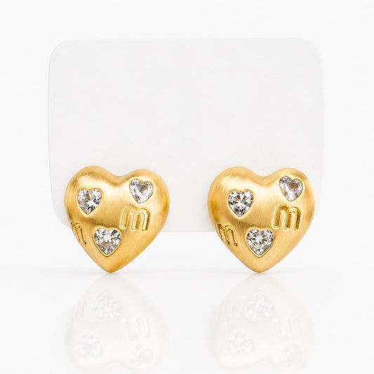 Chunky Heart Earrings