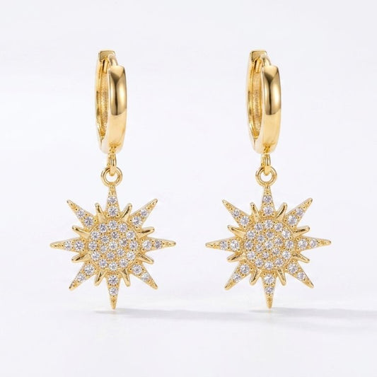 Crystal Charm Earrings