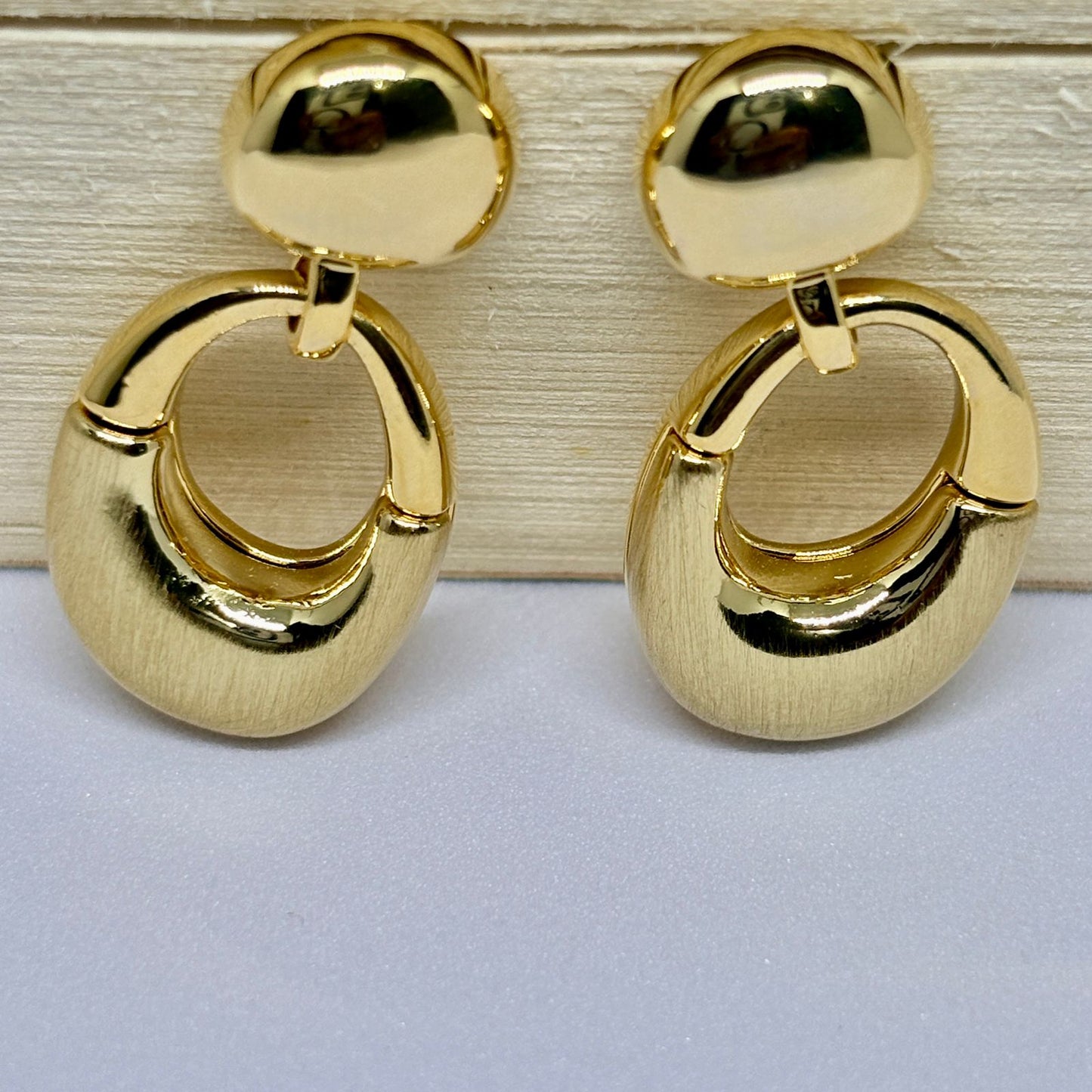 Contemporary Drop Shaped Earrings
