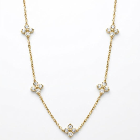 Dainty Flower Necklace