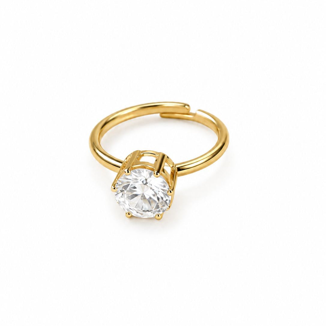 Classic Solitaire ring Adjustable
