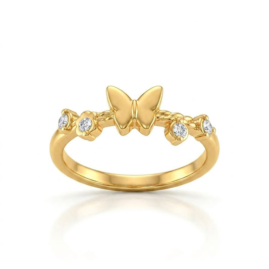 Butterfly Adjustable Ring