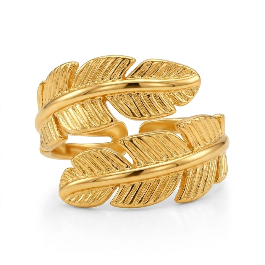 Adjustable feather Ring