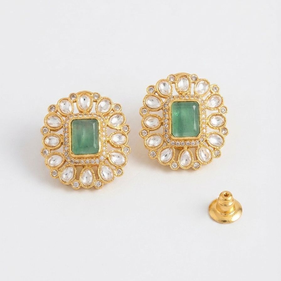 Classic Royal Kundan Studs