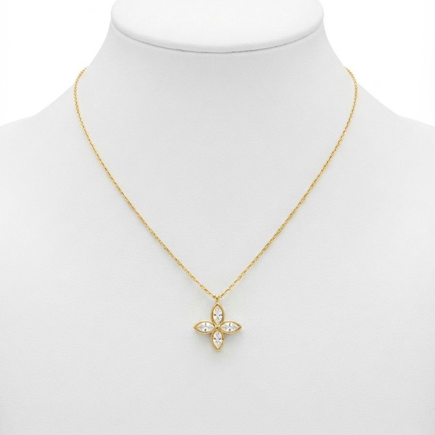 Four petal Flower Chain