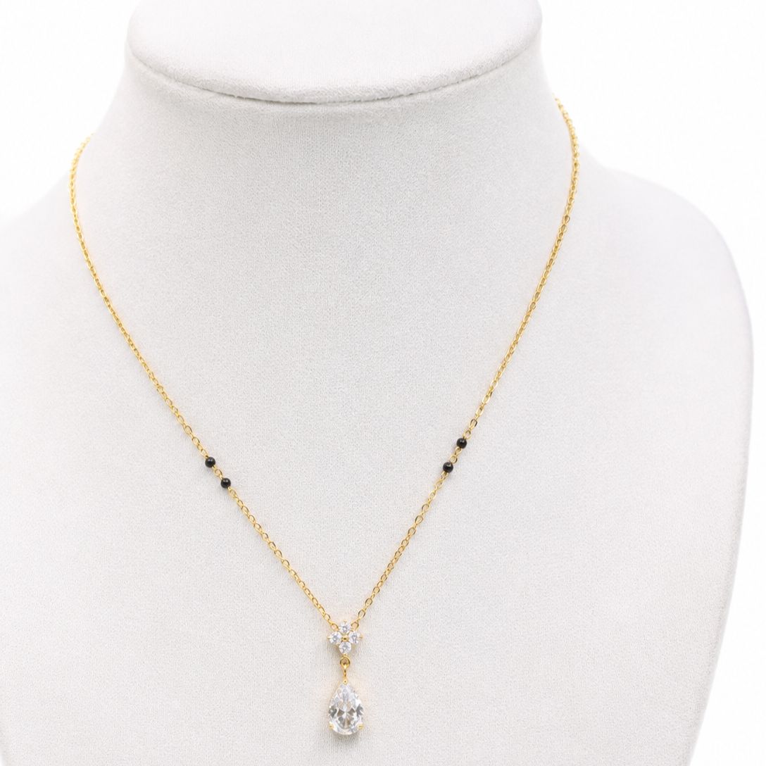 Tear Drop CZ Mangalsutra