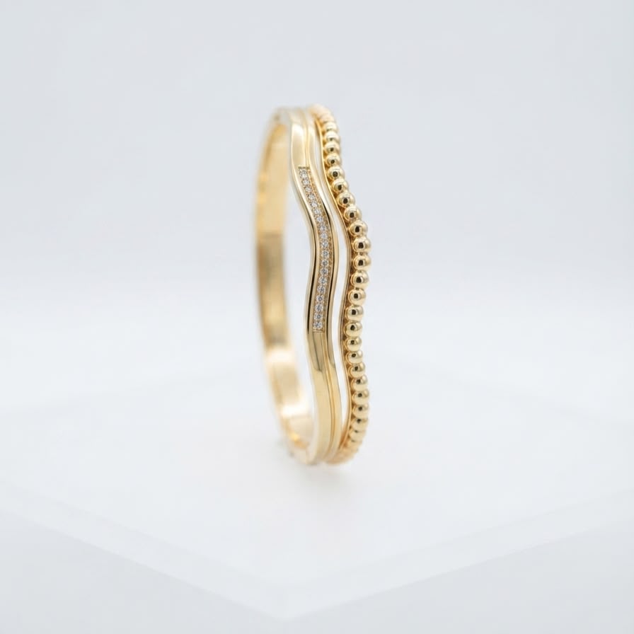 Wavy Diamond Bracelet