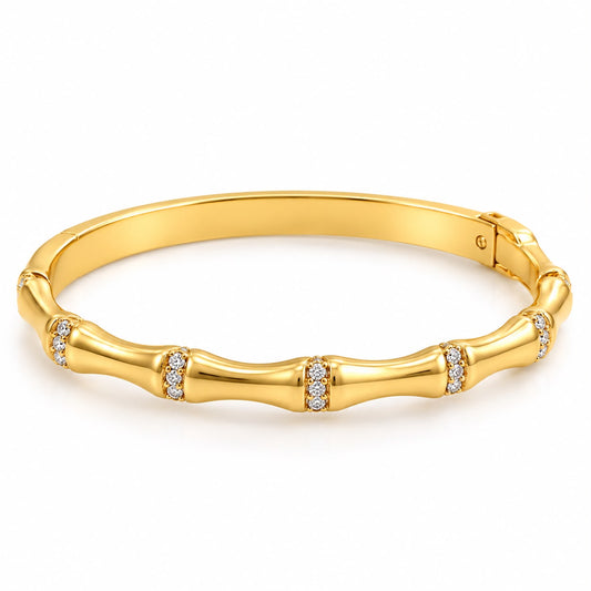 Crystal Bamboo Bracelet